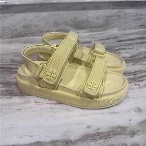 Tory Burch Light Yellow Sandals